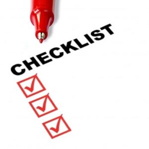 teacher evalaution checklist